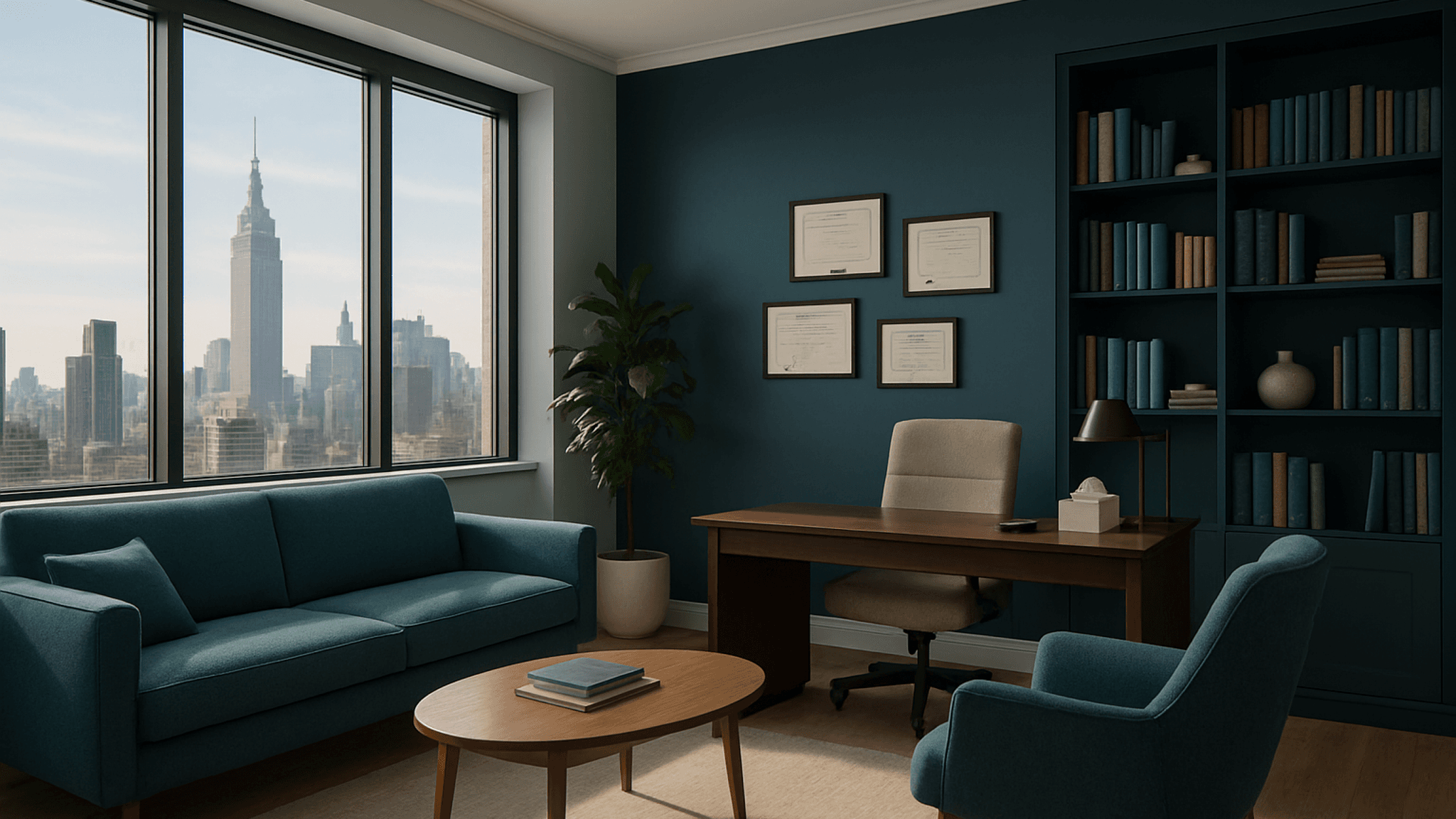 Novamind Psychiatry NYC - Modern, calming office interior